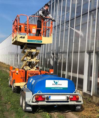 Hogedrukreiniger Op Aanhangwagen Met Watertank Warm Of Koud Huren